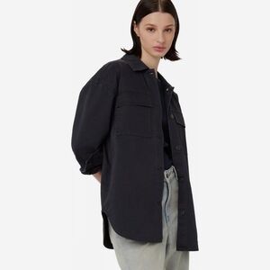 Frank & Oak Black Button Down Shirt